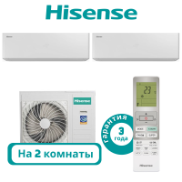 фото Комплект мульти сплит системы Hisense серии VISION PRO SUPERIOR на 2 комнаты