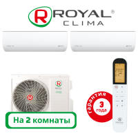 фото Комплект мульти сплит системы Royal Clima серии GLORIA на 2 комнаты