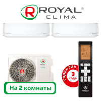 фото Комплект мульти сплит системы Royal Clima серии PRESTIGIO на 2 комнаты