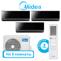 фото Комплект мульти сплит системы Midea серии PERSONA на 3 комнаты