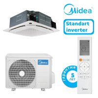 фото Midea серия кассетных сплит-систем standart inverter