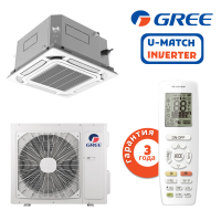 фото Gree серия кассетных сплит-систем U-MATCH INVERTER