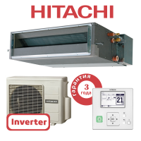 фото Hitachi серия канальных кондиционеров Inverter R32